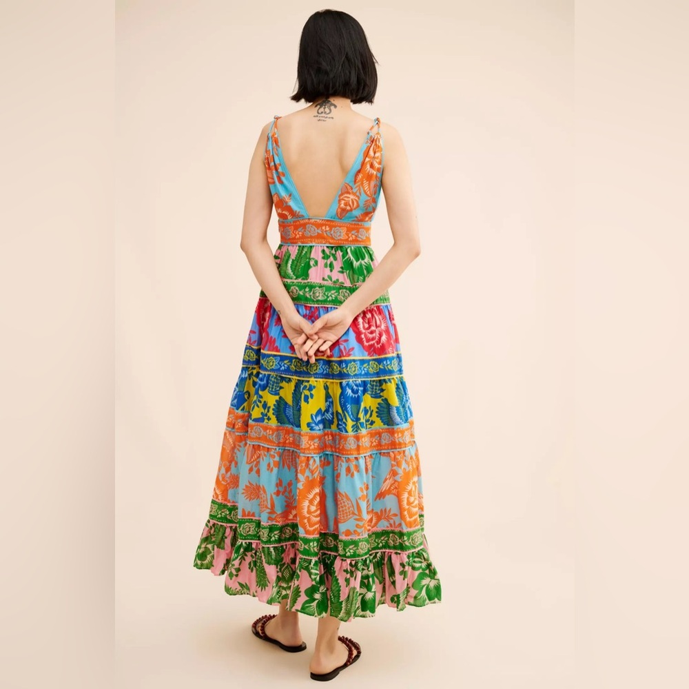 FARM Rio Lace Garden Mix Maxi Dress - Picture 9 of 10